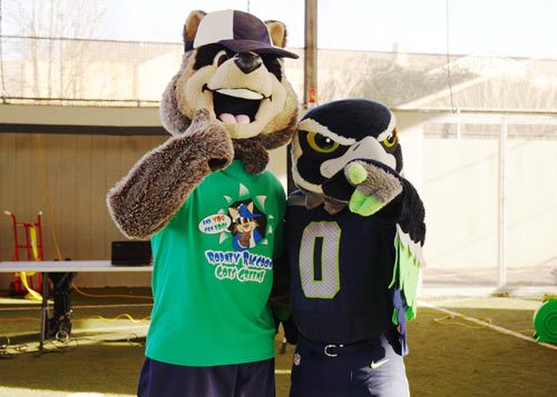 Blitz Seahawks Mascot Rodney Raccon WayOut Kids